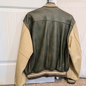 Leather Jacket Varsity Style Jacket